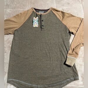 True Grit Tan and Olive Men's Shirt